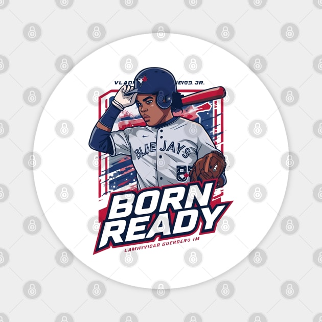 Born Ready Vladdy Magnet by Ink Lines